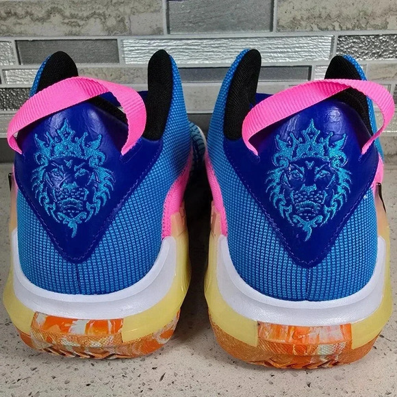 Nike LeBron Witness 7 Hyper Royal Pink Basketball Shoes XR125 Mens Size 12.0 - Picture 4 of 8